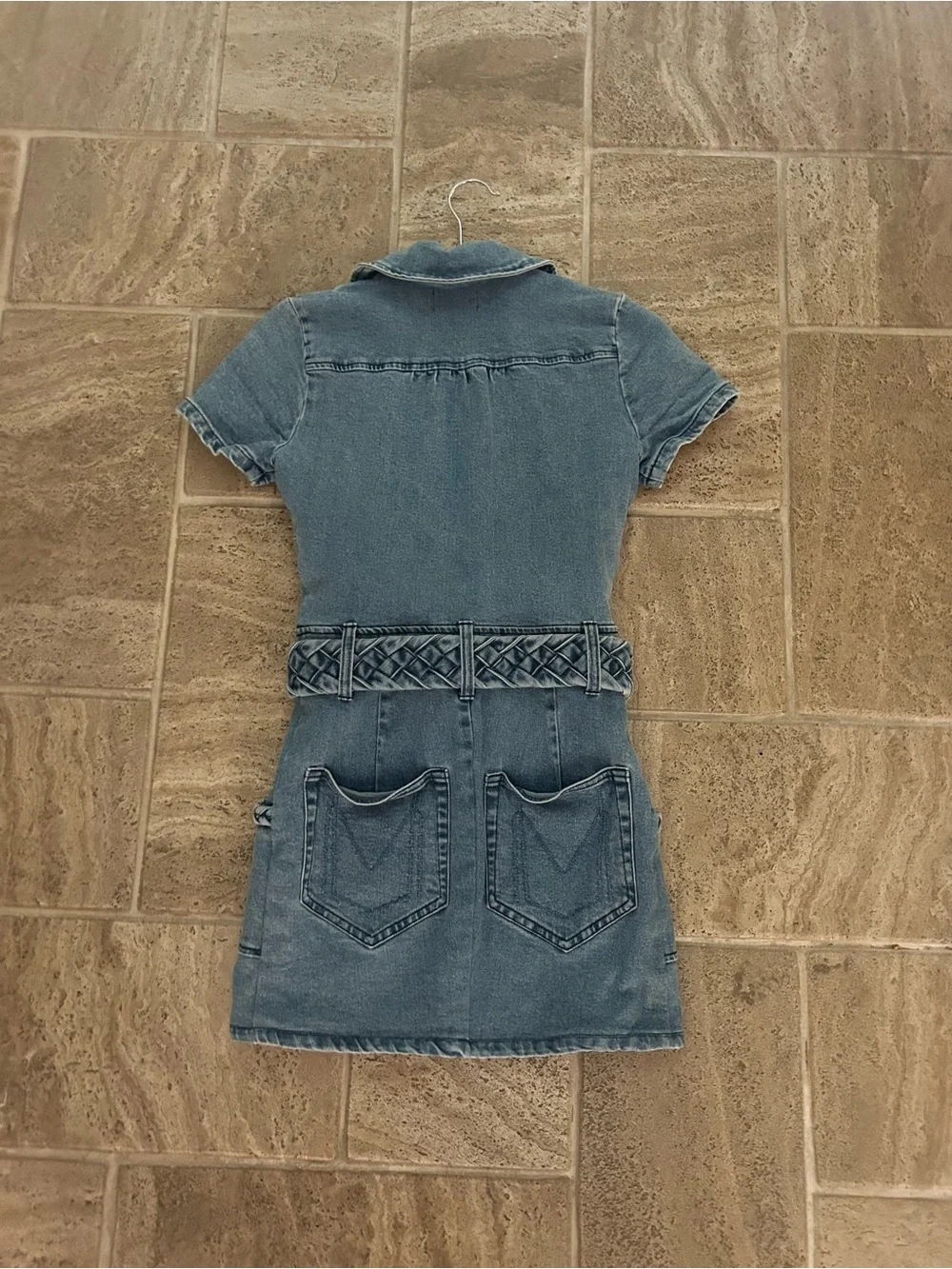 Show Me Your Mumu Light Blue Denim mini dress - Picture 2 of 4
